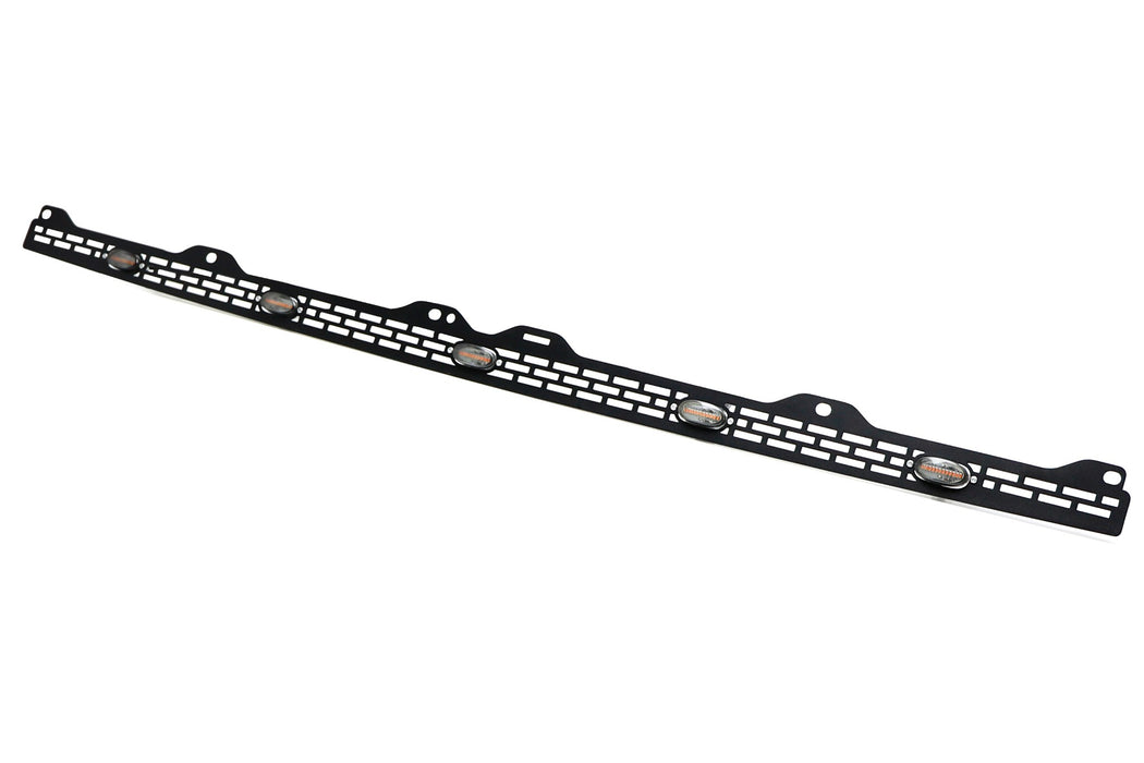 5-Section Amber Full LED Hood Bulge Grille Lighting Kit For 14-21 Toyota Tundra