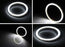 White LED Headlight Angel Eyes Halo Ring Kit For 2007-14 Subaru Impreza WRX STI