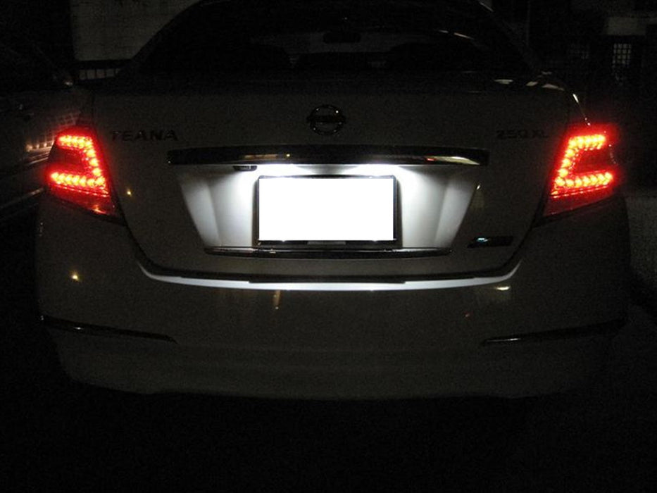 White Full LED License Plate Light For 19/20-up Nissan Altima Sentra Versa Rogue