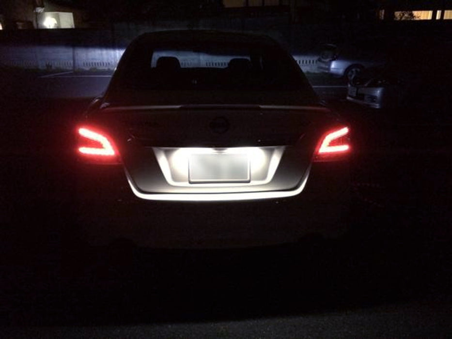 White Full LED License Plate Light For 19/20-up Nissan Altima Sentra Versa Rogue