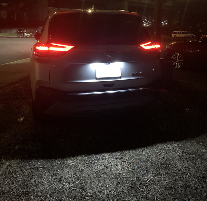 White Full LED License Plate Light For 19/20-up Nissan Altima Sentra Versa Rogue