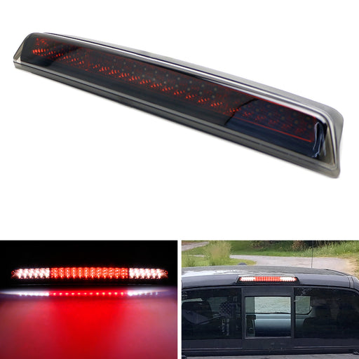 F1 Style Strobe Smoke Lens LED High Mount 3rd Brake Light For 04-15 Nissan Titan
