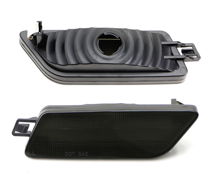 Smoked Lens Bumper Side Marker Light Housing Replacement For 14-up Porsche Macan