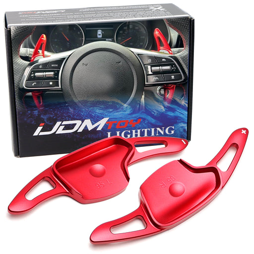 Sports Red Aluminum Larger Paddle Shifter Extension For Kia 2022-2024 Forte K3
