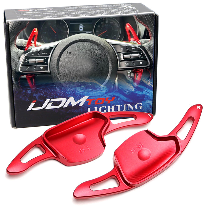Sports Red Aluminum Larger Paddle Shifter Extension For Kia 2022-2024 Forte K3