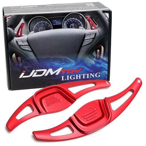 Red Large Paddle Shift Extension For Hyundai 2011?€?14 Sonata, Kia 2014-16 Forte