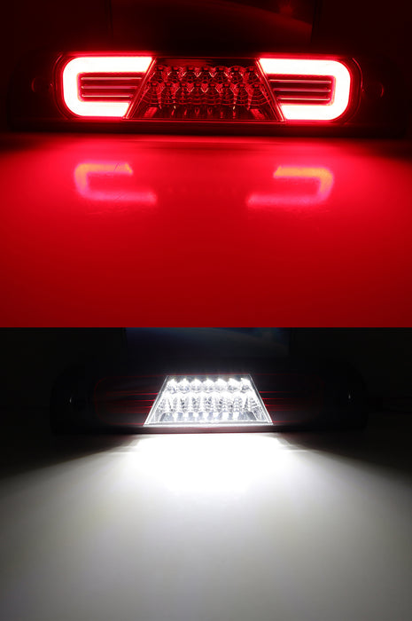 Dark Red C-Ring Full LED 3rd Brake Light For 2014-18 Silverado Sierra 1500 2500