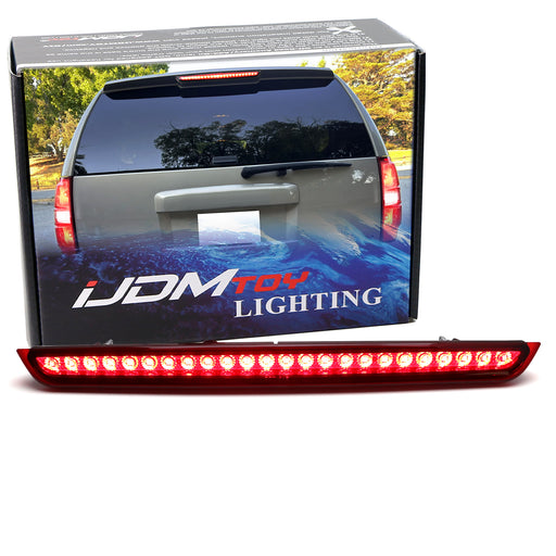 Dark Red Len Full LED 3rd Brake Light For 2007-14 Chevy Surbuban Tahoe GMC Yukon