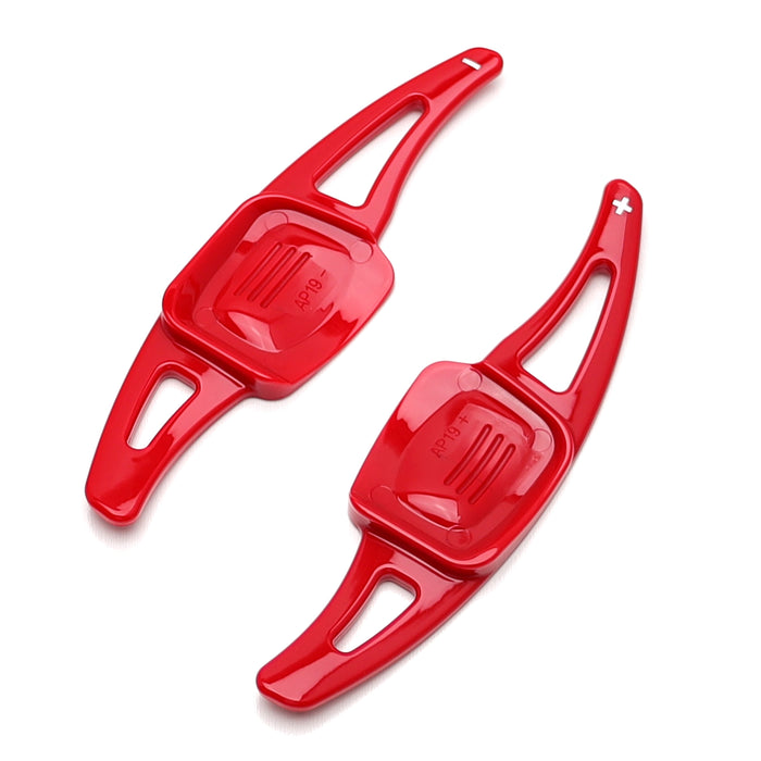 Gloss Red Finish Steering Wheel Large Paddle Shifters For VW MK8 Golf/GTI, Jetta