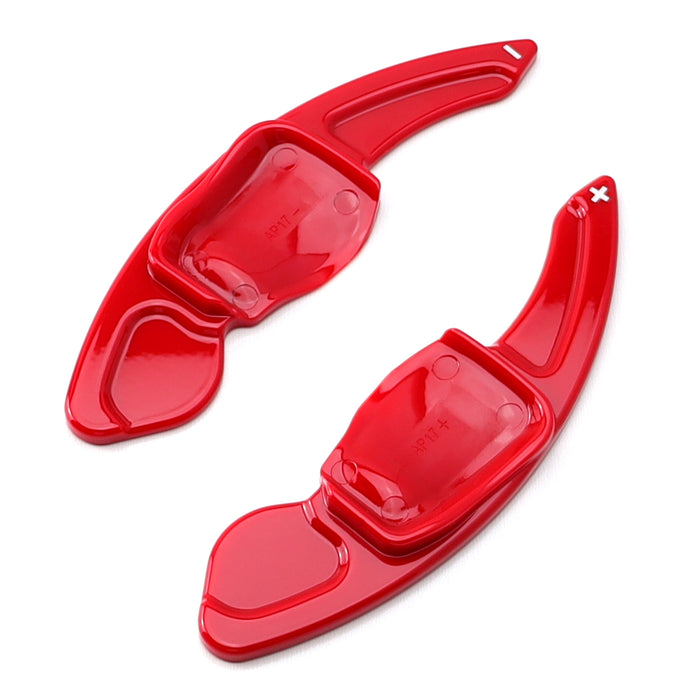 Gloss Red Finish Steering Wheel Large Paddle Shifters For Mazda 3 6 CX3 CX5 MX5