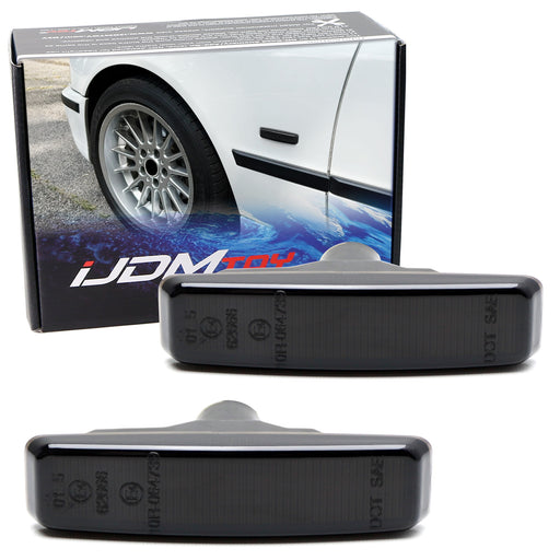 Euro Smoke Front Bumper Side Marker Lens For BMW 1996-03 E39 525 528 530 540 M5