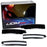 4pc Set Smoke Lens All White Full Strip LED Side Markers For Ford 2024+ Mustang