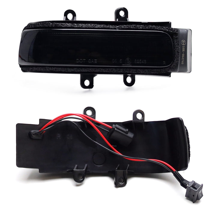 Smoke Lens Full LED Sequential Blink Side Mirror Lights For 2010-13 4Runner, etc