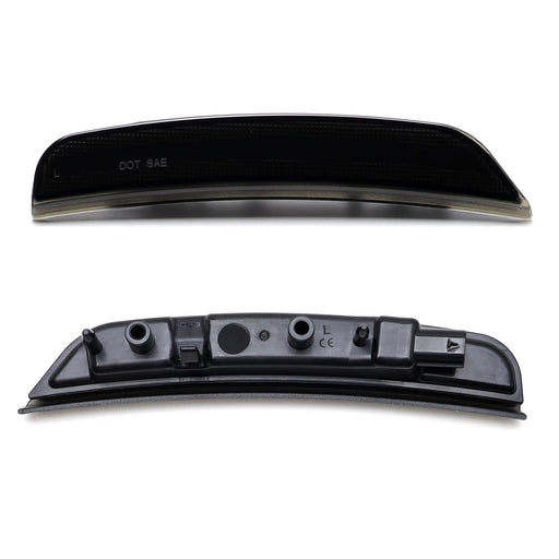 Smoked Lens White Full LED Front Bumper Side Marker Lights For Dodge 21+ Durango