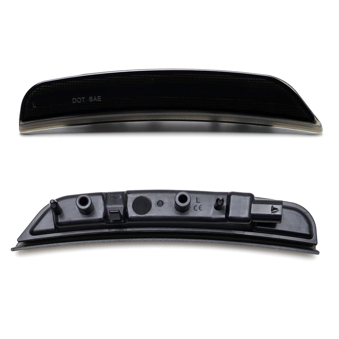 Smoked Lens White Full LED Front Bumper Side Marker Lights For Dodge 21+ Durango