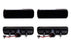 Smoke Lens Amber/Red Full LED Front & Rear Side Markers For Chevy 1970-77 Camaro