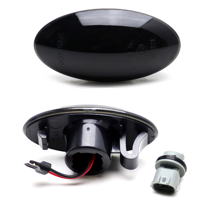Smoke Lens Sequential Blink LED Side Markers For JDM Suzuki 2012-17 Jimny, Swift