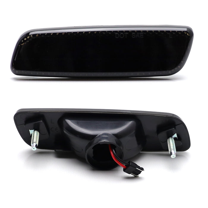 Smoked Lens White Full LED Side Markers For 1998-05 Lexus GS300 IS300 LS400, etc