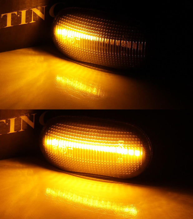 Smoke Lens Sequential Blink LED Side Markers For JDM Suzuki 2005-12, 18-up Jimny