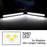 Clear Lens All White 180-SMD Full LED Strip Side Marker Lamps For 04-08 Acura TL