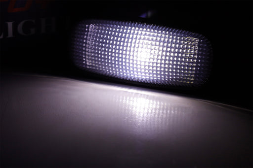 Smoke Lens Front/Rear Side Marker Lamps w/ Whit LED For 2003-09 RAM DRW Fenders