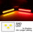 Smoke Lens Amber/Red Full LED Front & Rear Side Markers For Chevy 1970-77 Camaro