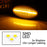 Smoke Lens Sequential Blink LED Side Markers For JDM Suzuki 2012-17 Jimny, Swift