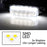 Smoked Lens White Full LED Hood Scoop Clearance Marker Lights For 21-up RAM TRX