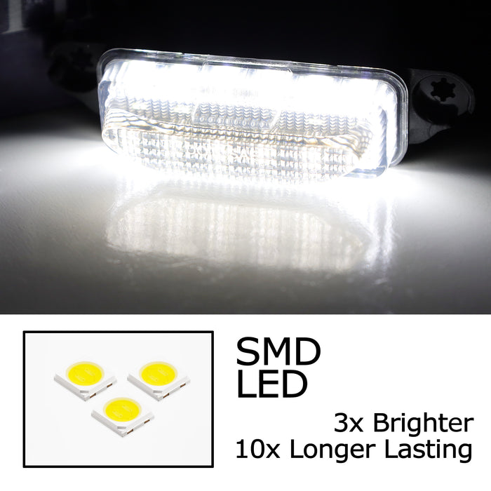 Smoked Lens White Full LED Hood Scoop Clearance Marker Lights For 21-up RAM TRX