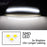Smoked Lens White Full LED Side Marker Light Kit For Chevy 2021-up Trailblazer