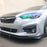 Driver/Passenger Side OE-Spec Fog Lamp Bezel Covers For Subaru 2017-2019 Impreza