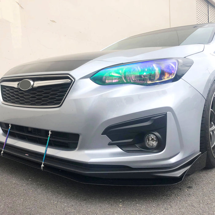 Driver/Passenger Side OE-Spec Fog Lamp Bezel Covers For Subaru 2017-2019 Impreza