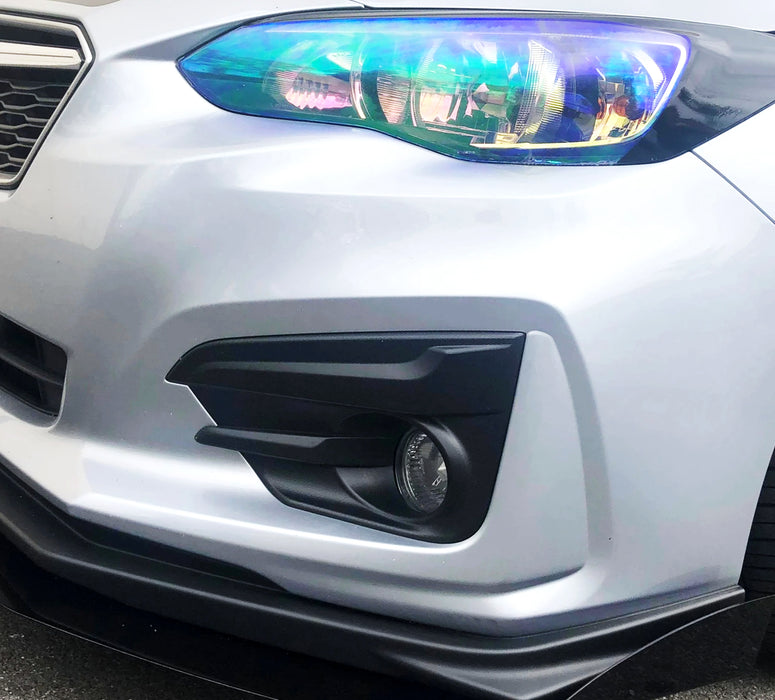 Driver/Passenger Side OE-Spec Fog Lamp Bezel Covers For Subaru 2017-2019 Impreza