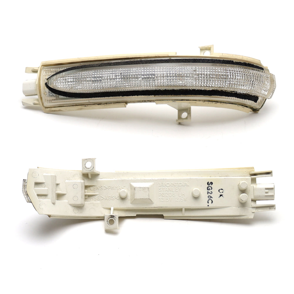 Used OEM Front Side Mirror Cap Turn Signal Indicator Lights For 04-08 Acura TSX