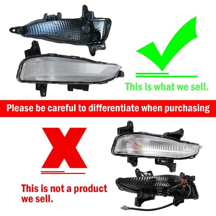 Front Right Passenger Fog Signal Parking Light Lamp for 2019 2020 Kia Optima