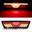 Smoked Tow Hitch Cover Fit LED Rear Fog, F1 Brake, Signal Lamp For Tesla Model Y