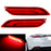 Red Lens Full LED Bumper Reflector Tail & Brake Lights For 2018-up Toyota Camry