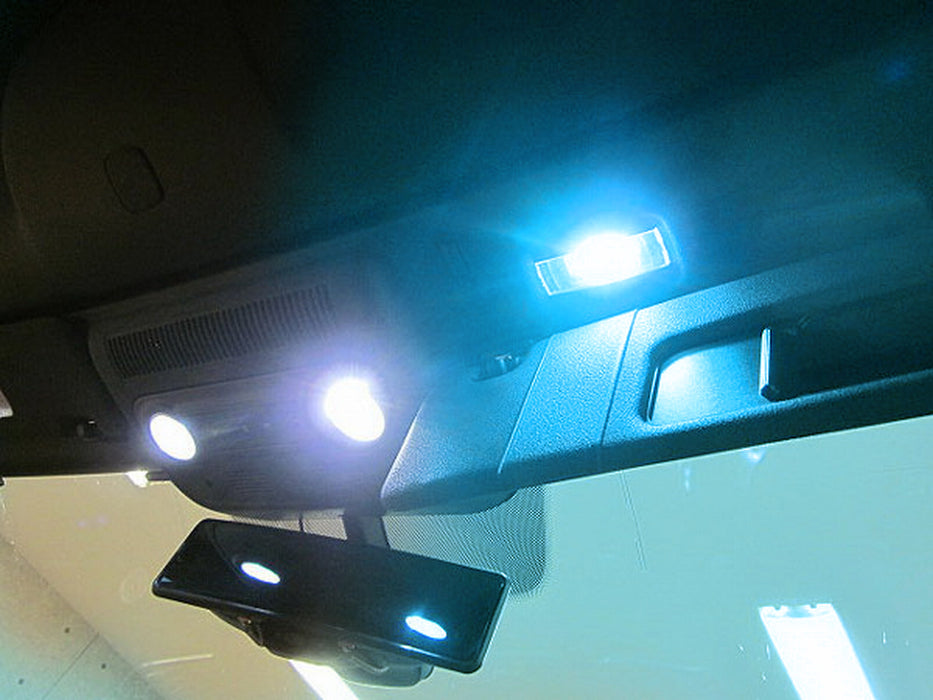 Ice Blue LED Visor Vanity Mirror Lights For Golf GTi EOS Jetta Passat CC Tiguan
