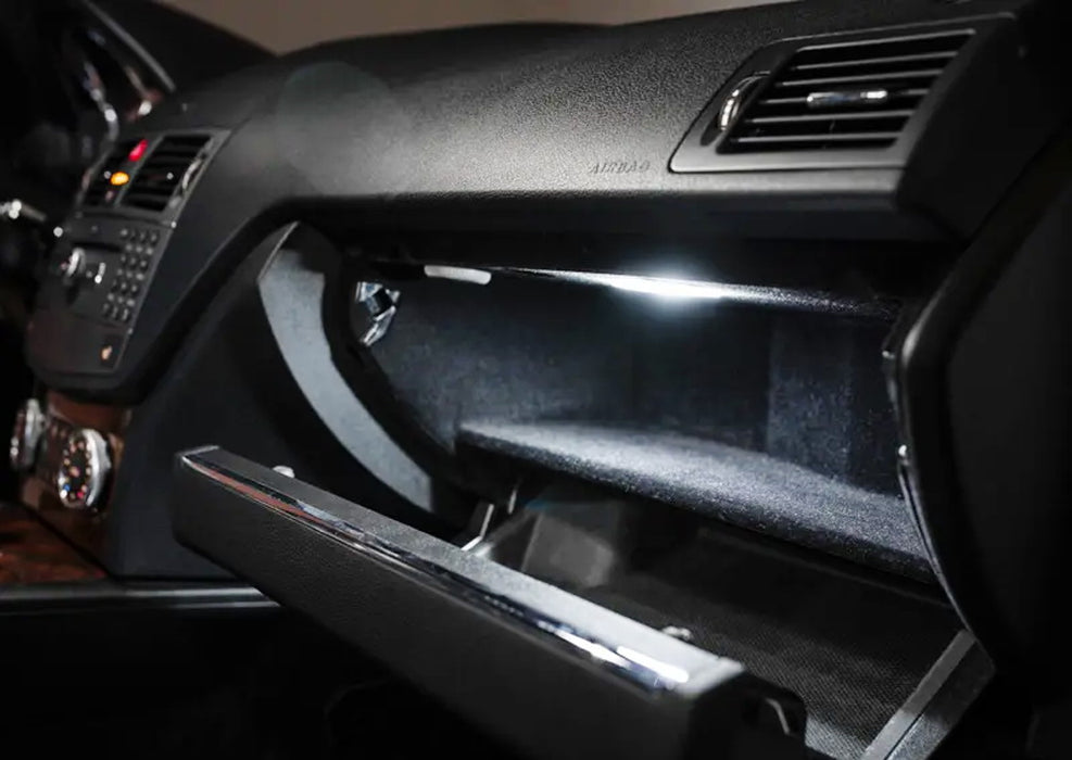 White 18-SMD Full LED Glove Box Compartment Cargo Lights For Volvo S60 XC60 S40