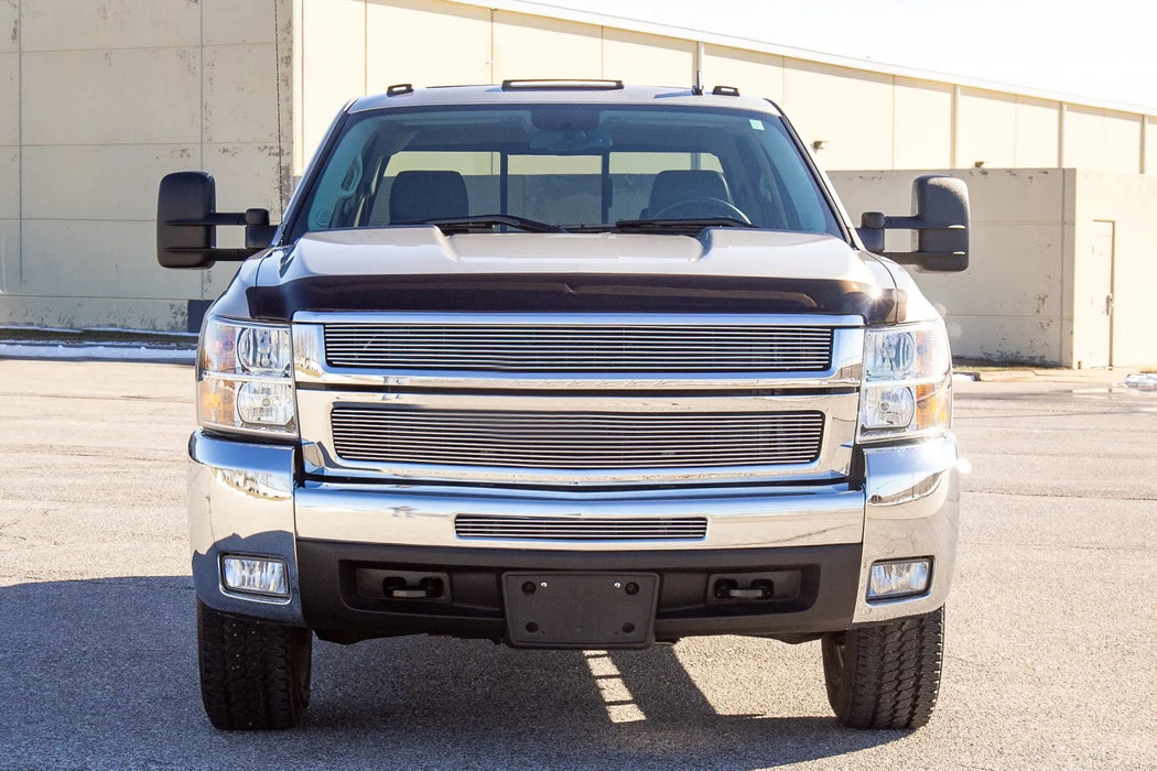 Black-Out White Full Strip LED Cab Roof Light Kit For 07-14 Silverado Sierra HD