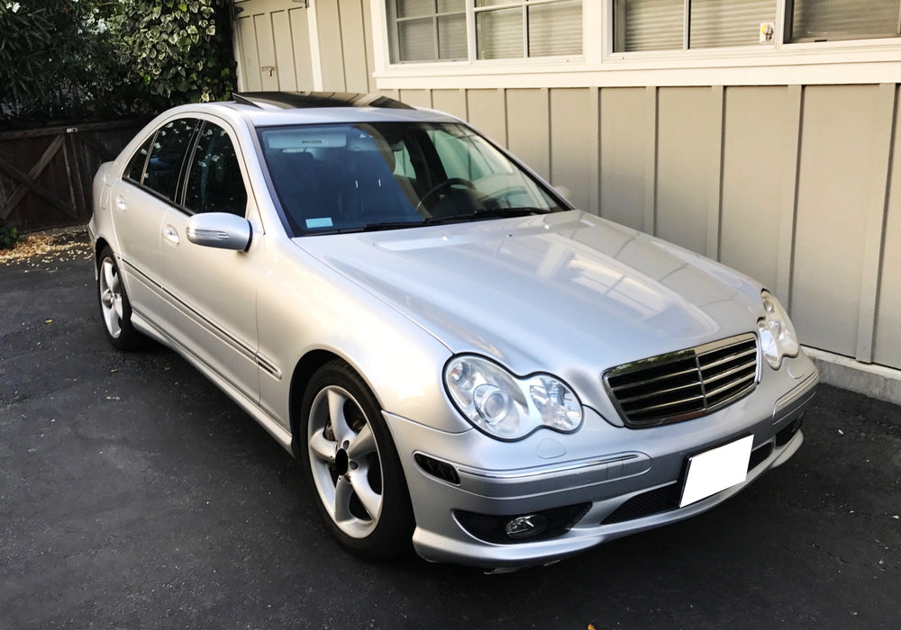 Smoked Lens Front Side Marker Lamps Housings For 2001-2007 Mercedes W203 C-Class