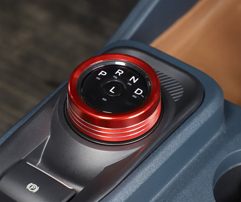 Red Shifter Knob Rotary/Gear Selector Ring Color Trim For 2022-up Ford —  iJDMTOY.com