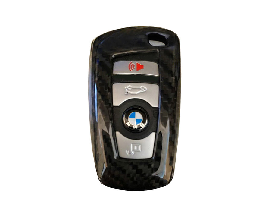 Real Carbon Fiber Key Fob Cover Case Shell For BMW 1 2 3 4 5 6 7 Series X1 X3 X4