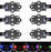 RGBW Multicolor LED Headlight Circuit Board Ambient Lights For 19+ Sierra 1500