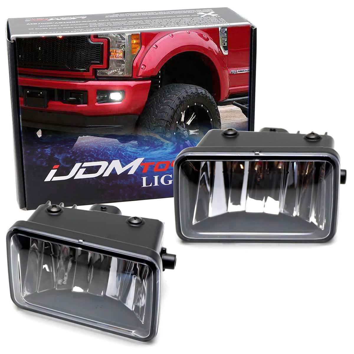 thumbnail image 2 of AJP Distributors Smoked Fog Light Kit For 2015-2017 Ford F-150 – Includes Lamps, Bezels, Switch & Wiring 2 of 3