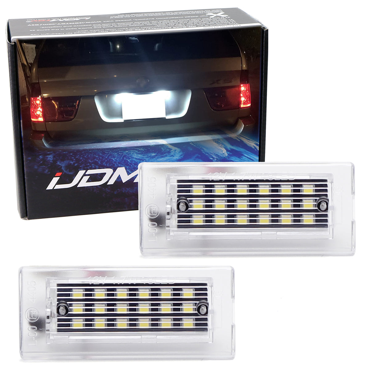 OEM-Replace 3-Diode White Osram LED License Plate Light Assy For Ford —  iJDMTOY.com