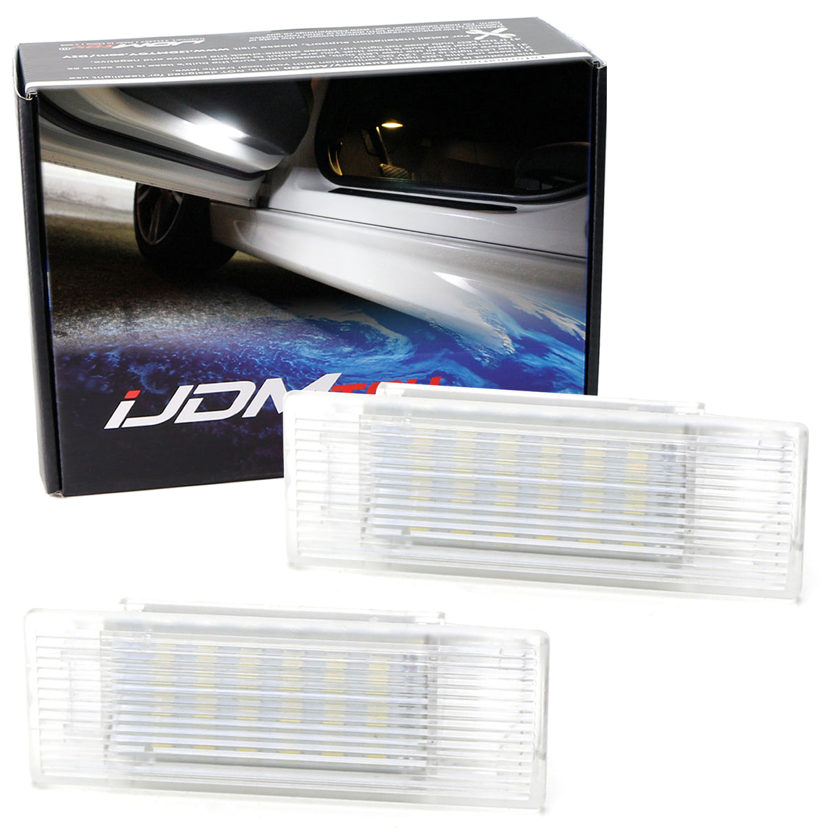 Xenon White 18-SMD LED Door Footwell Lights For BMW Fxx 1 3 4 5 7
