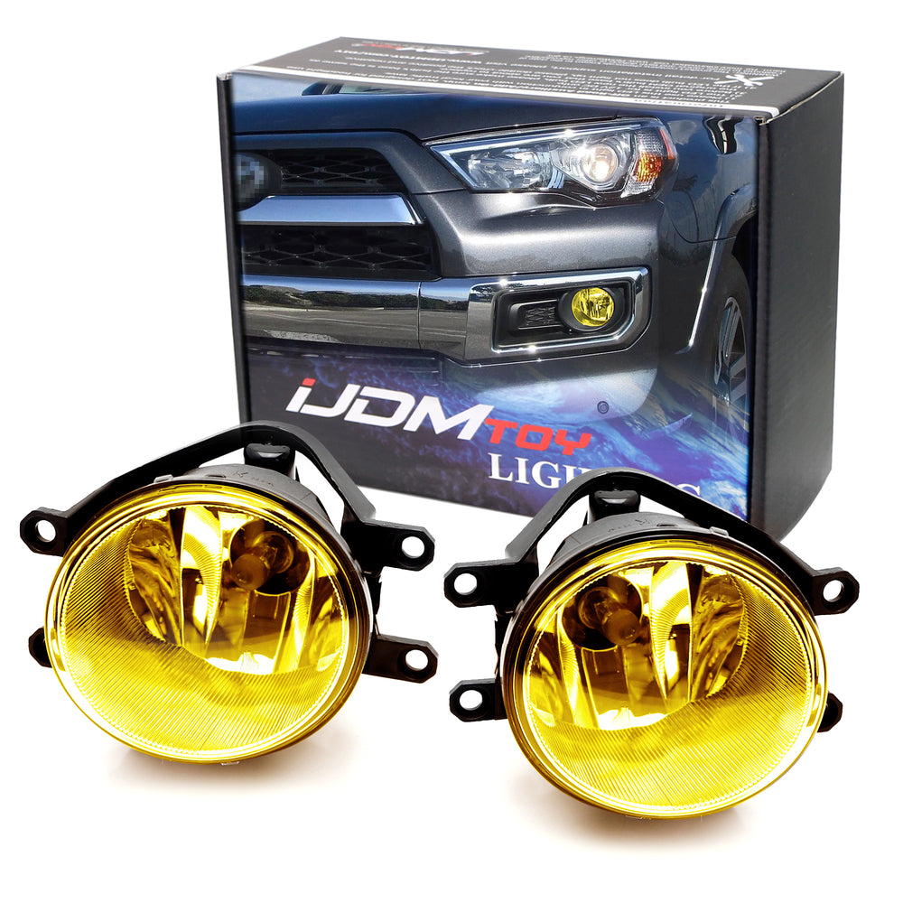 OE-Spec Yellow Lens Halogen Fog Lamps For Toyota Camry Highlander