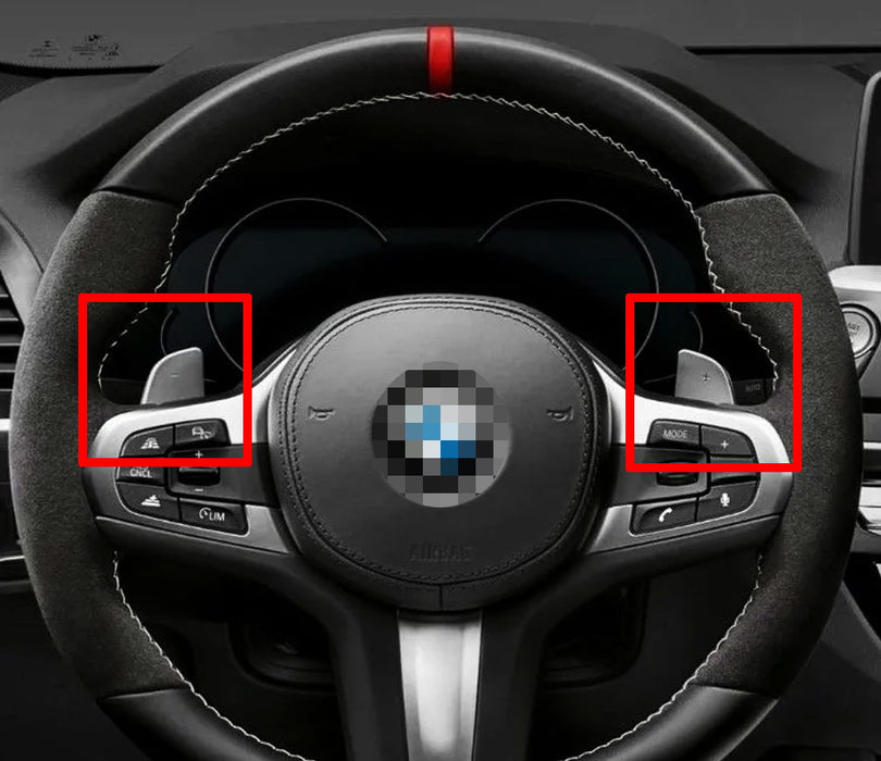 Forged Carbon Pattern Steering Wheel Paddle Shifter For BMW 3 4 5 X —  iJDMTOY.com