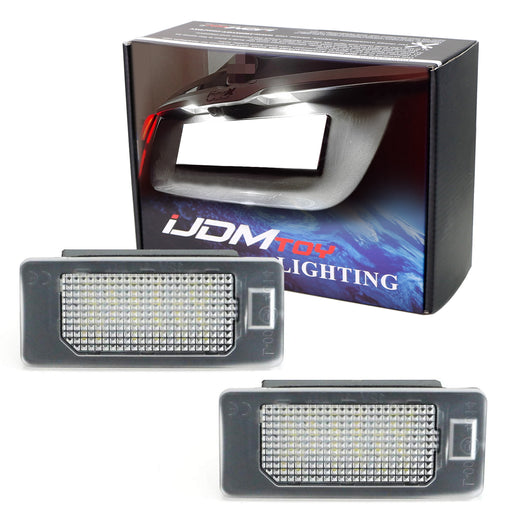 OE-Fit 18-SMD White LED License Plate Lights For 20+ Fiat 500X, 23+ Dodge Hornet